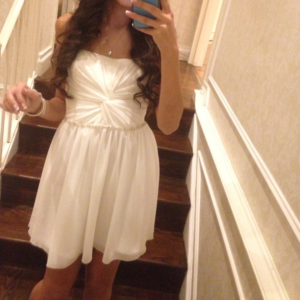 White short party dress